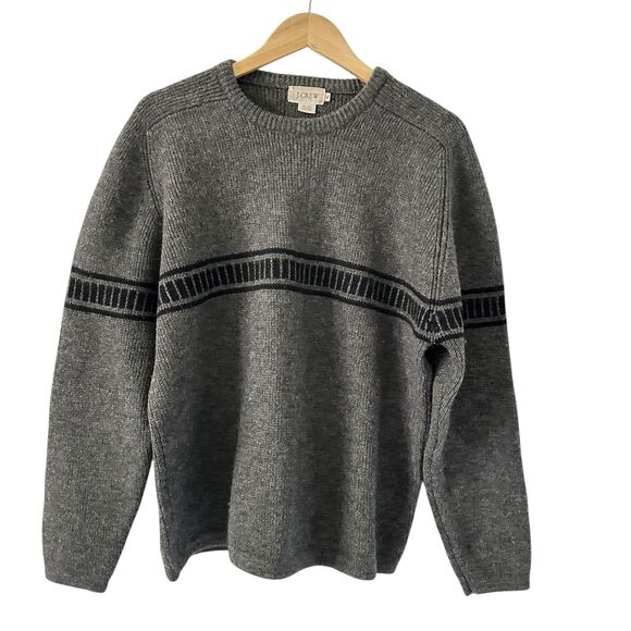 J. Crew Men´s Vintage 90´s Grey and Black Thick...